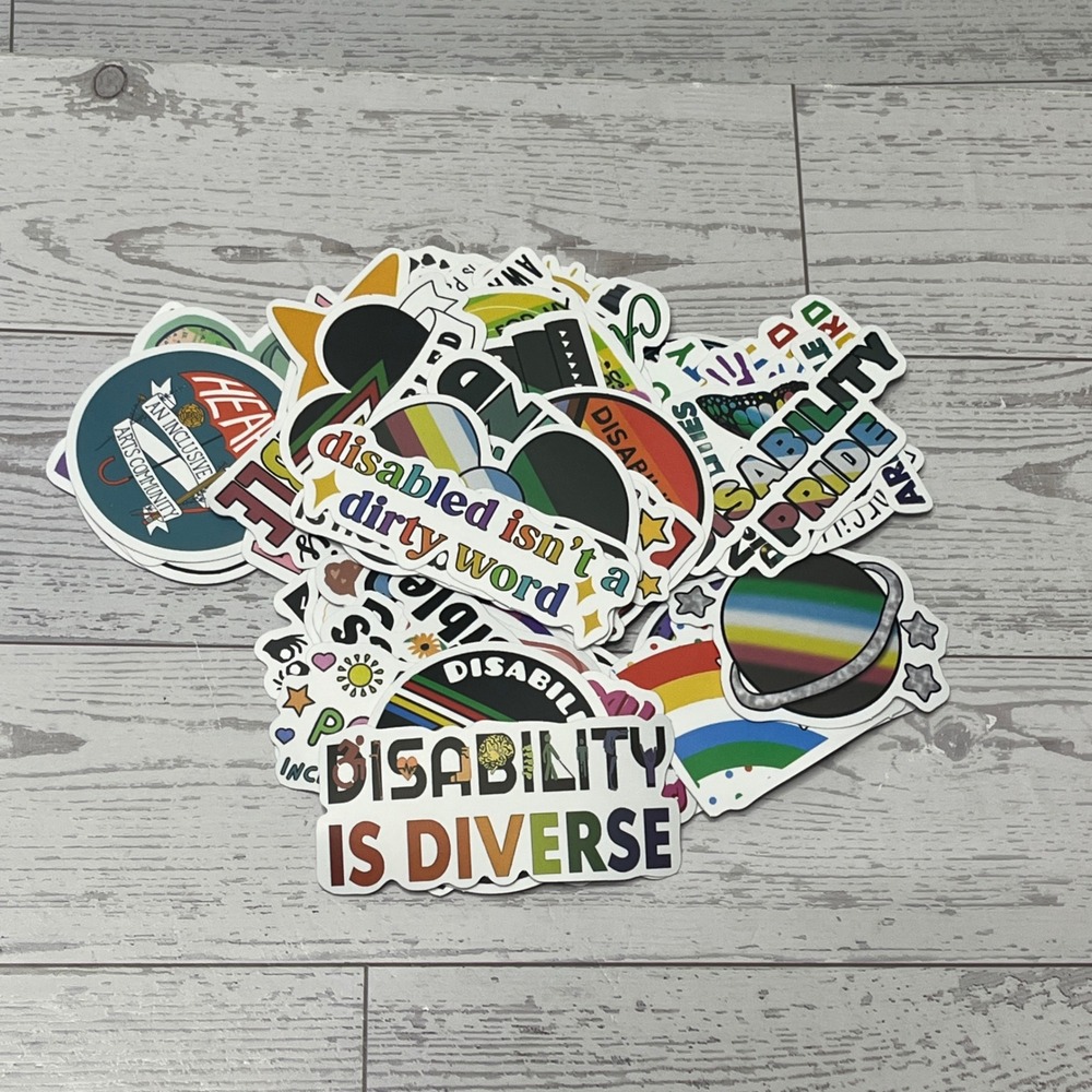 Disability Pride Sticker Pack Neurodiversity Inclusion Awareness Decals 40 +